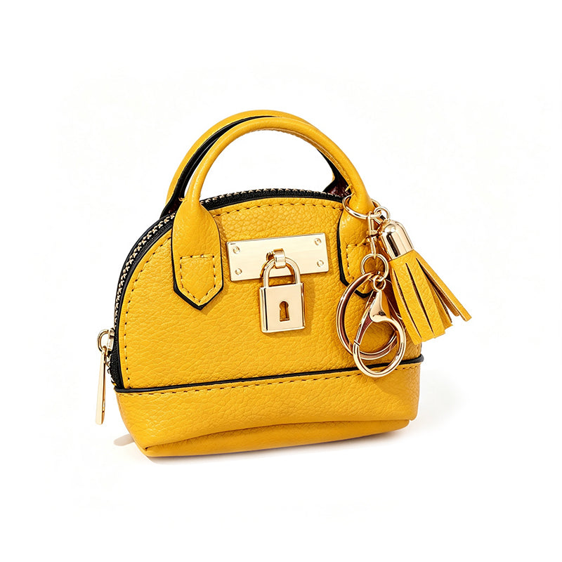 Mini Muschel-Tasche Schlüsselanhänger Münzbörse