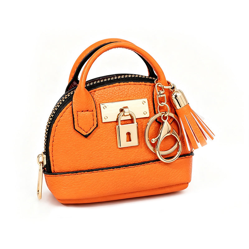 Mini Muschel-Tasche Schlüsselanhänger Münzbörse