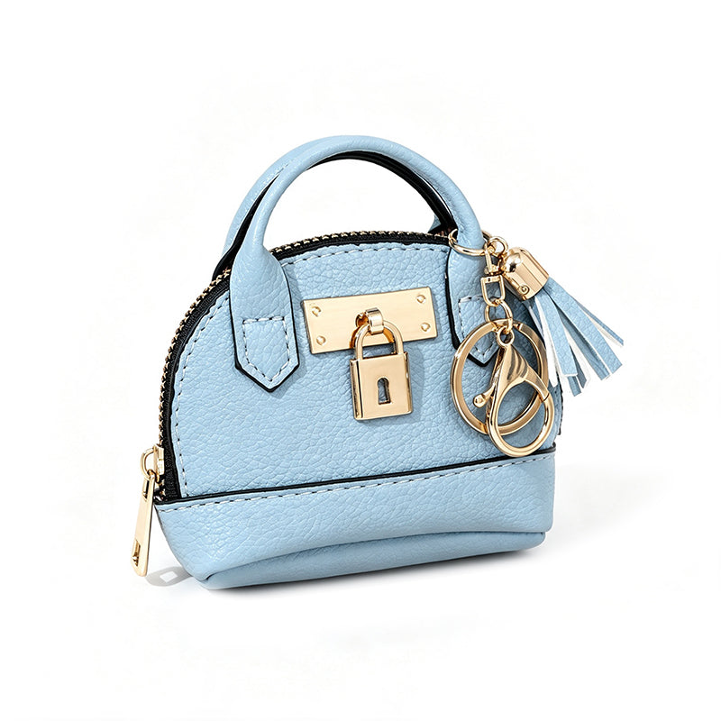 Mini Muschel-Tasche Schlüsselanhänger Münzbörse