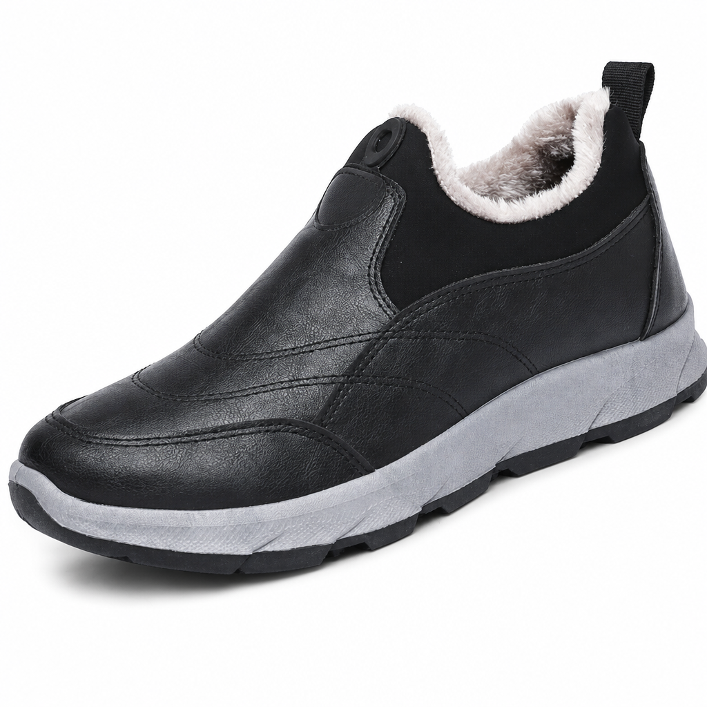 Bequeme Winterschuhe für Herren – Warme Slip-On Schuhe mit Weicher Sohle