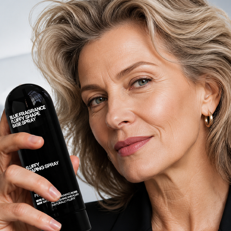 Volumen-Haarspray für feines und plattes Haar mit langanhaltender Ansatzfülle und Pfirsichduft