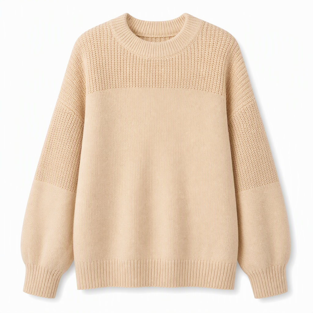 Damen Strickpullover in Unifarbe