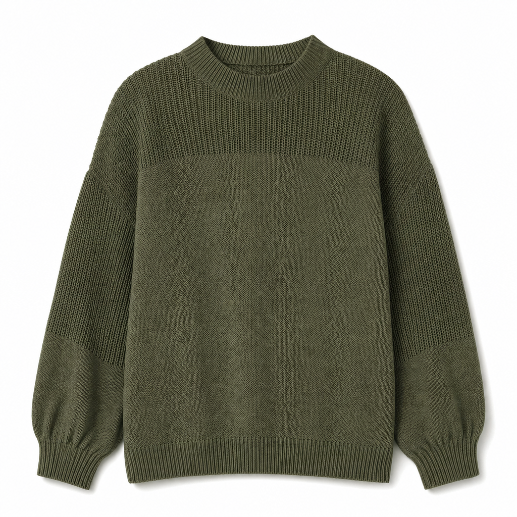 Damen Strickpullover in Unifarbe