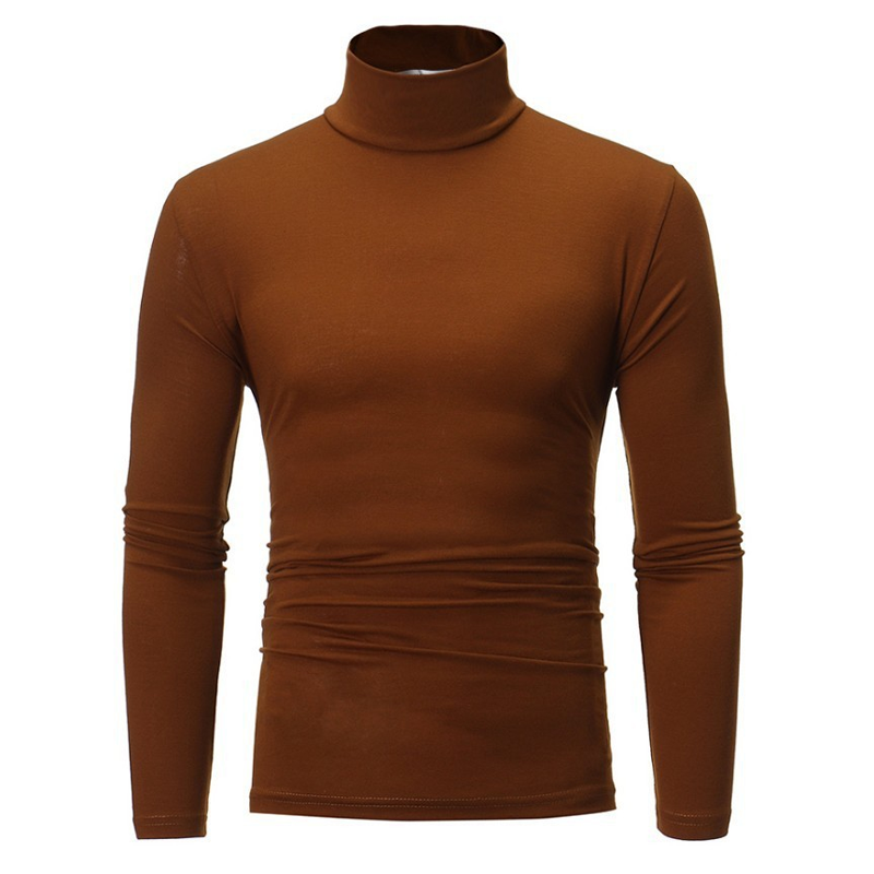 Herren Slim Fit Rollkragen Top