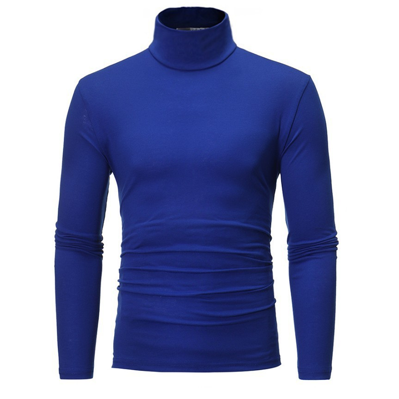 Herren Slim Fit Rollkragenshirt