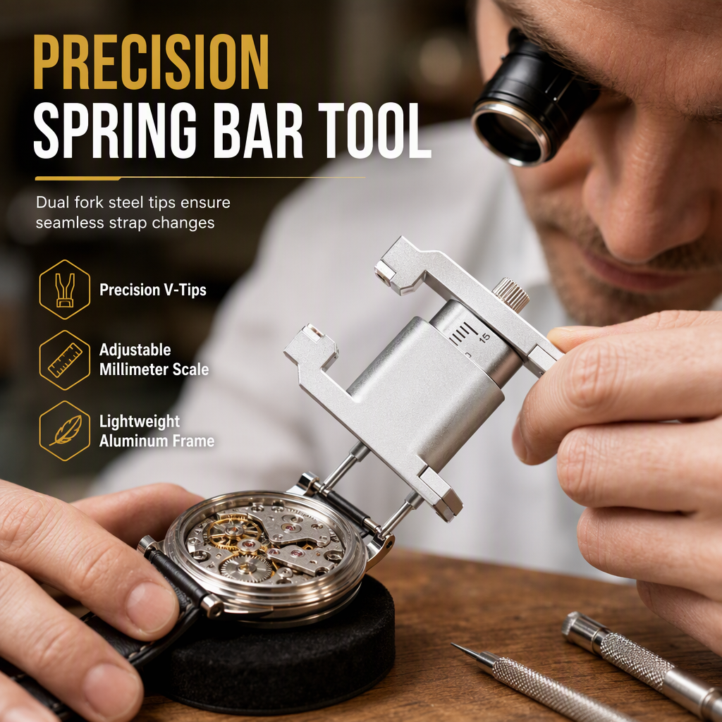 Uhrenreparaturwerkzeug V-förmige Federstegzange und Pinzetten-Set zur Armbandentfernung