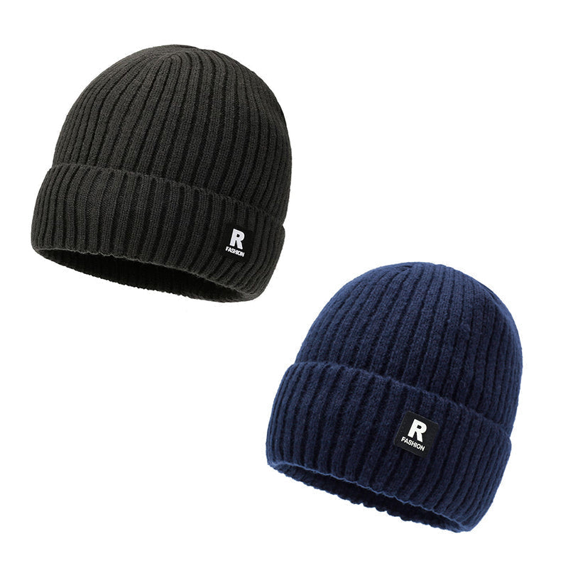 Herren Slouchy Strick Warme Schädelmütze