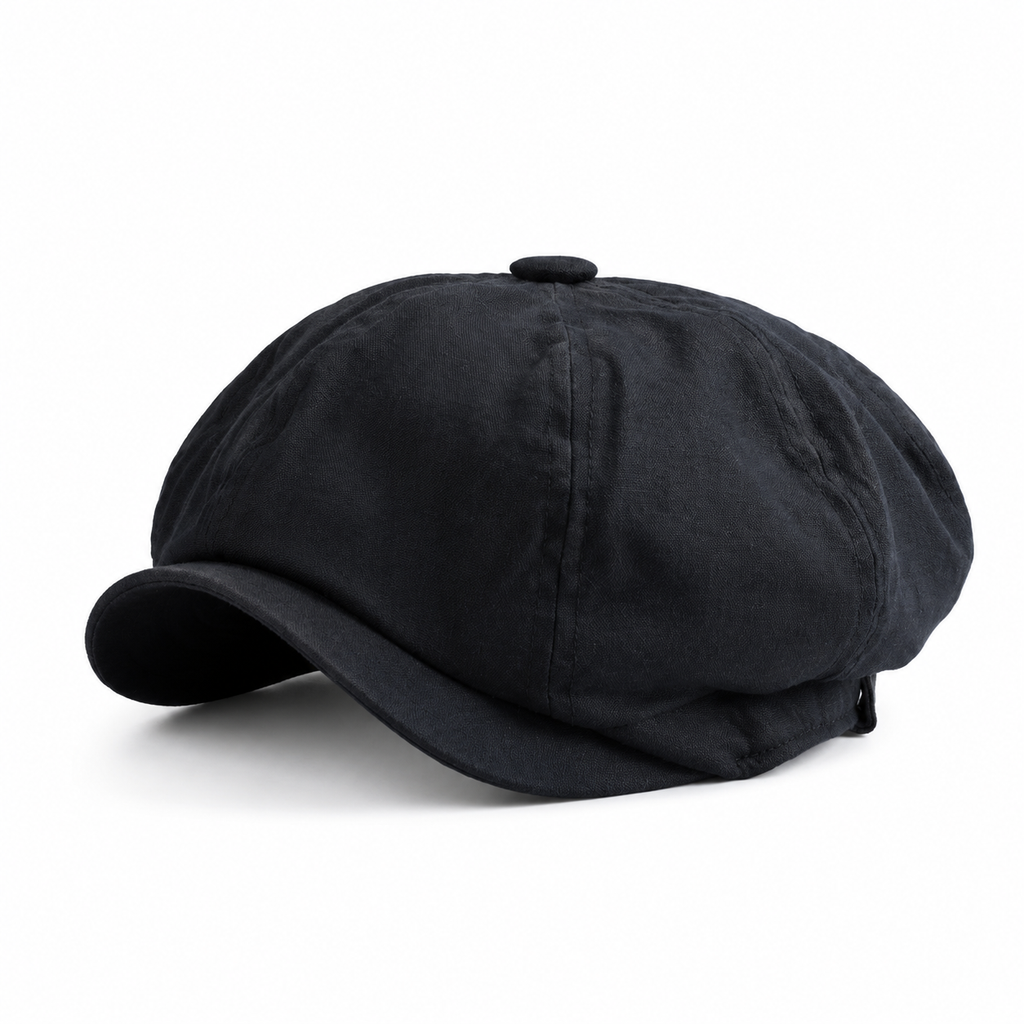 Vintage Newsboy Cap im britischen Stil für Männer und Frauen Klassische lässige flache achteckige Baskenmütze