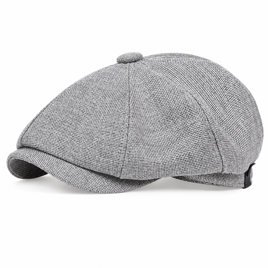 Vintage Newsboy Cap im britischen Stil für Männer und Frauen Klassische lässige flache achteckige Baskenmütze