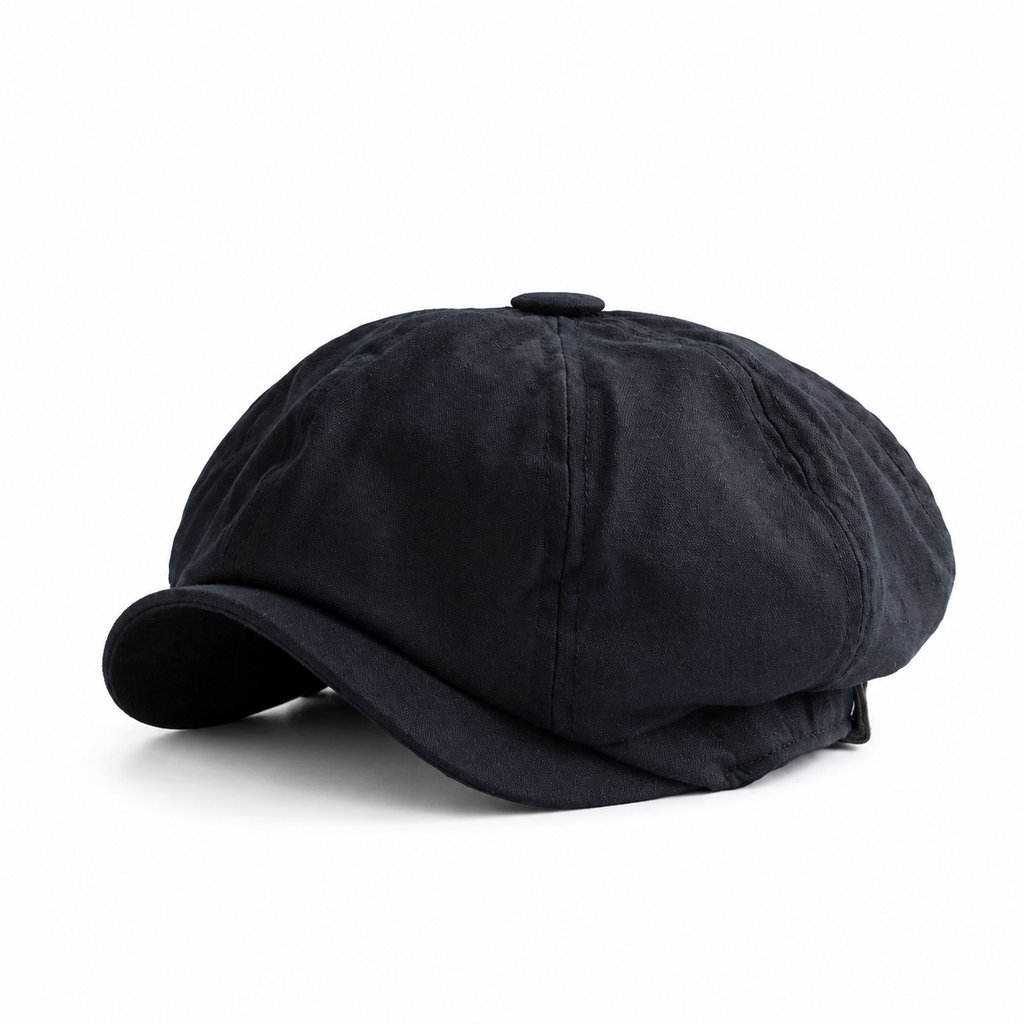 Vintage Newsboy Cap im britischen Stil für Männer und Frauen Klassische lässige flache achteckige Baskenmütze