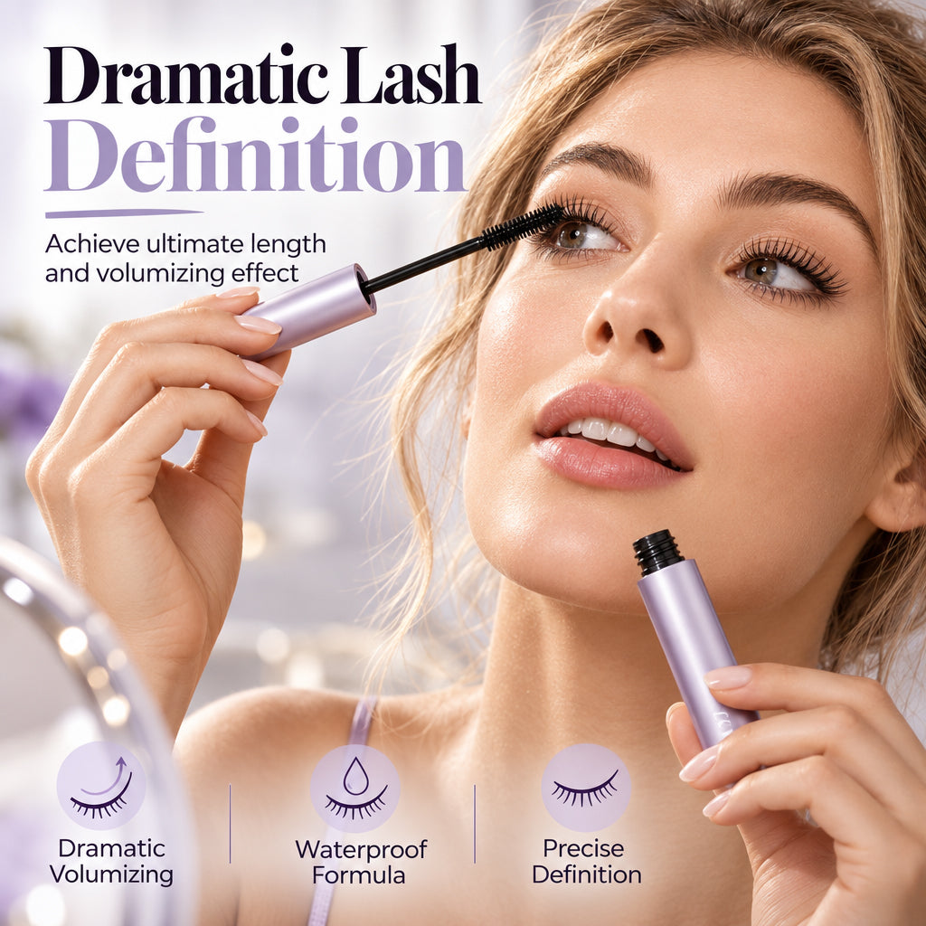 Wasserfeste verlängernde und volumengebende langanhaltende Mascara