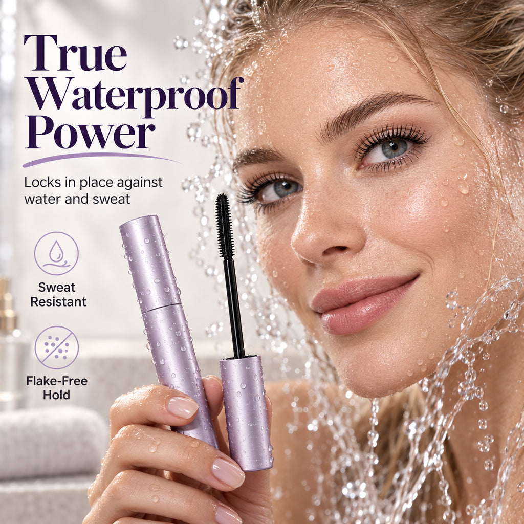Wasserfeste verlängernde und volumengebende langanhaltende Mascara