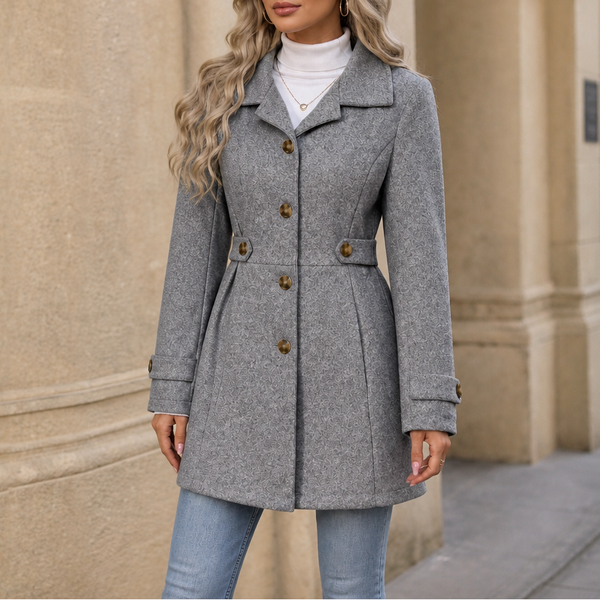 Taillierter Trenchcoat mit Gürtel