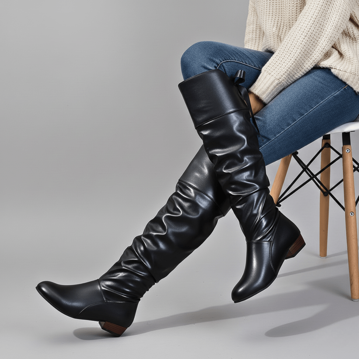 Vionne Lederstiefel